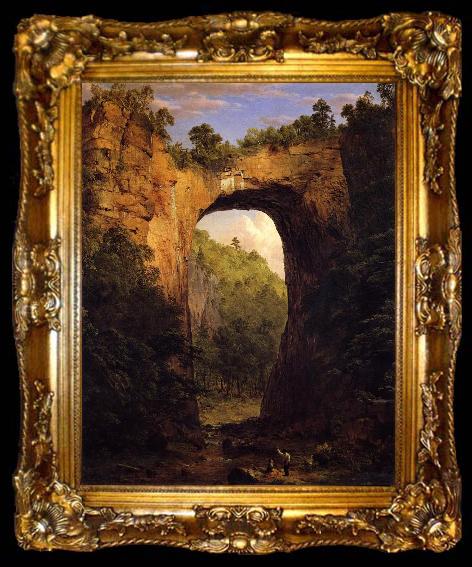 framed  Frederic Edwin Church Natural Bridge Virginia, ta009-2